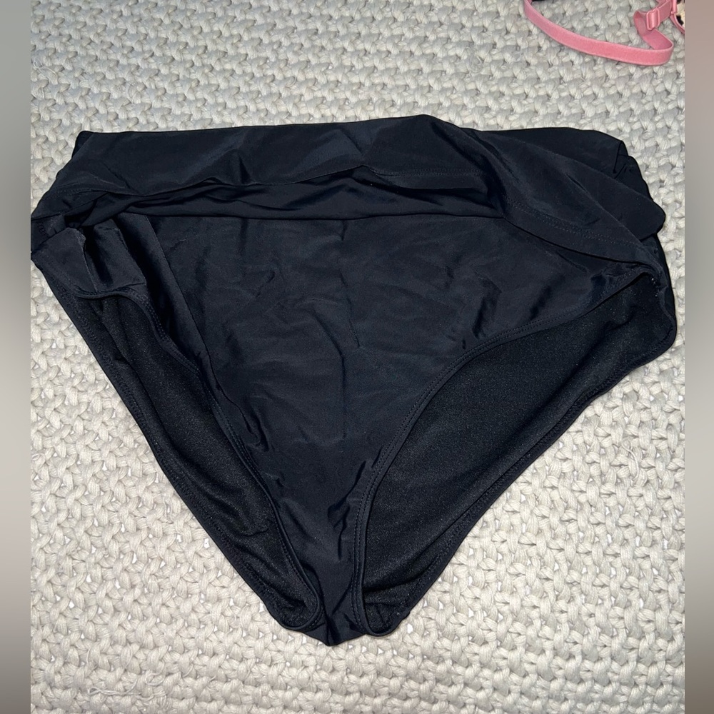 High Waisted Swim Bottoms - Picture 2 of 5